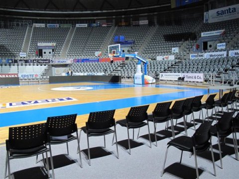 NBA球场地板，有个性