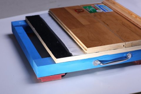 麻城篮球木地板施工视频