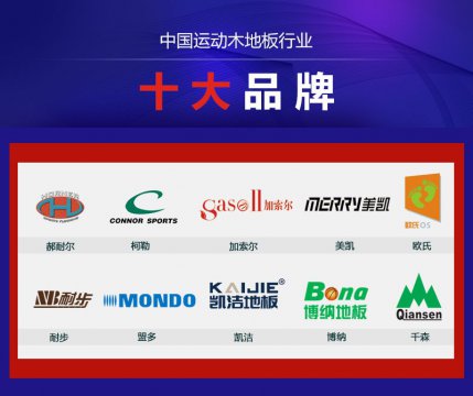 运动木地板十大品牌排行榜