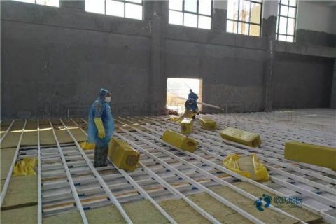 校园体育篮球木地板施工步骤