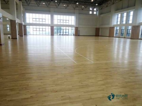 运动木地板安装颜色