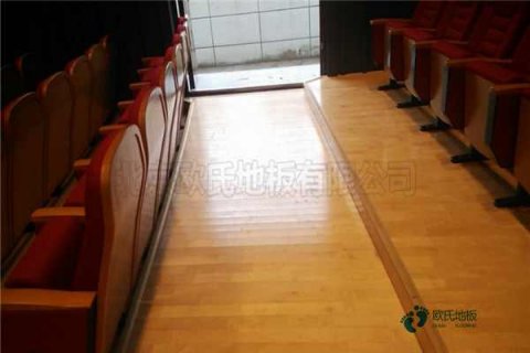 柞木运动篮球木地板施工价格