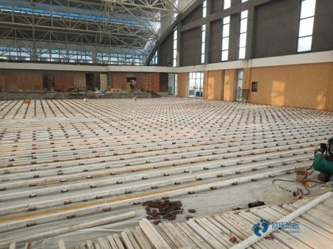 普通运动篮球木地板报价单