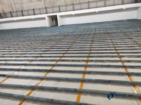 体育篮球馆专用耐磨实木地板