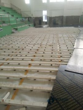 运动木地板施工所