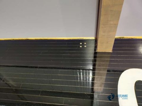 体育馆木地板安装图解